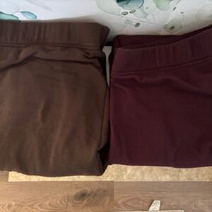 Old navy Two fleece lined leggings